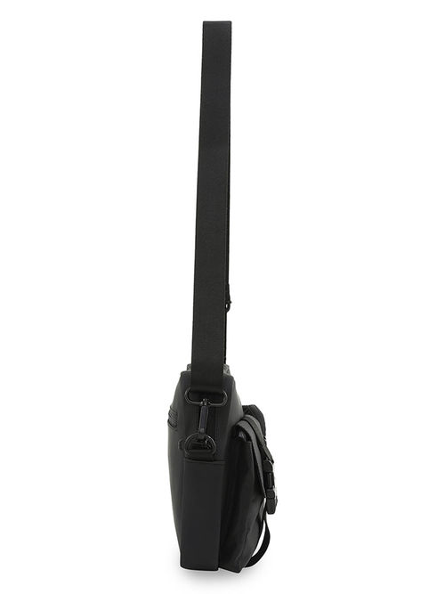 Buy Puma Black Crossbody Solid Lightweight Sling Bag Online