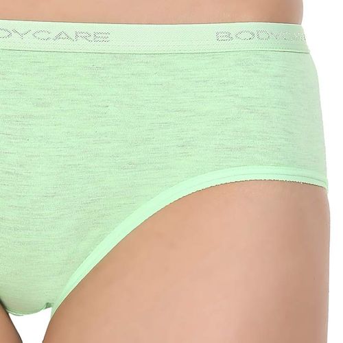 Bodycare Pack Of 3 Bikini Style Cotton Briefs In Assorted Colors With Broad  Elastic Band-e45c, E45c