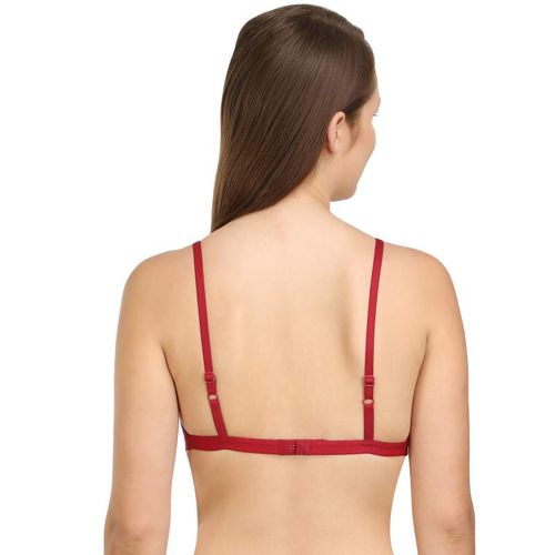 Buy Bodycare Perfect Coverage Bra In Maroon-Red-Wine Color (Pack of 3)  online