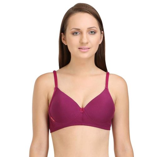 Buy Bodycare Sports Bra In Pink-Red-Wine Color (Pack of 3) online