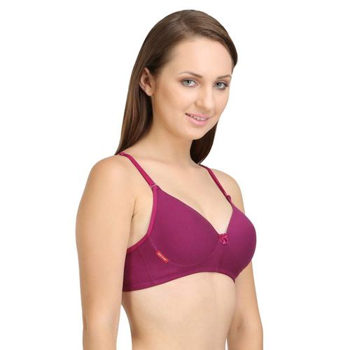 Buy Bodycare Padded Bra In Pink-Red Color (Pack of 2) online