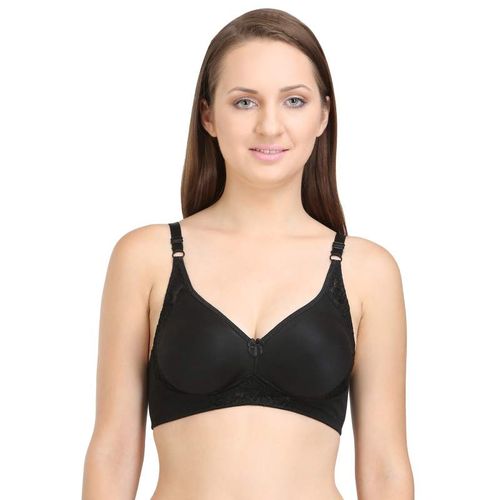 Buy Bodycare B-C-D Cup Bra In Black-White Color (Pack of 2) Online
