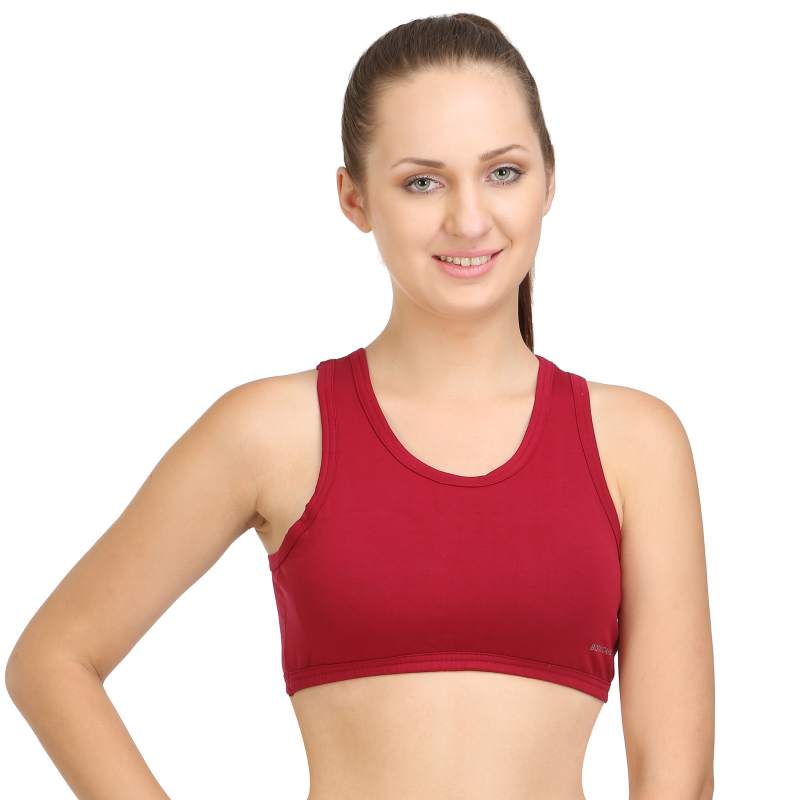 Bodycare Sports Bra In GreyBlackMaroon Color (Pack of 3) 34B Buy