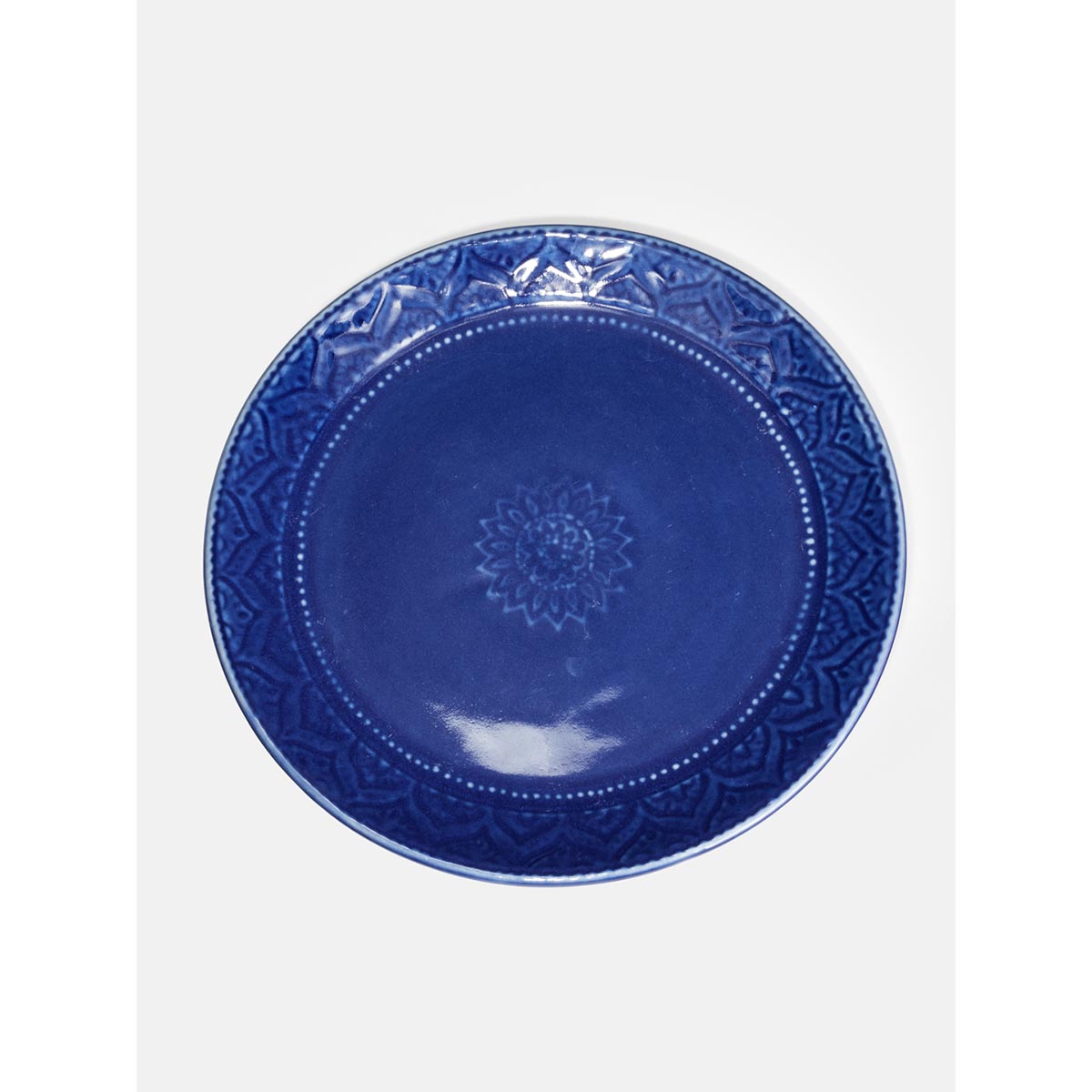 Fabindia Nilaya Embossed Dinner Plate Buy Fabindia Nilaya Embossed