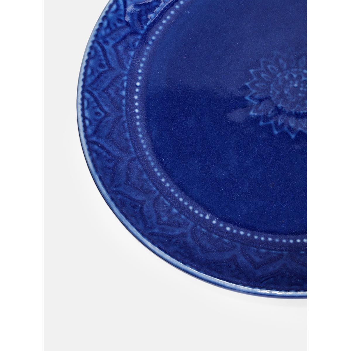 Fabindia Nilaya Embossed Dinner Plate Buy Fabindia Nilaya Embossed