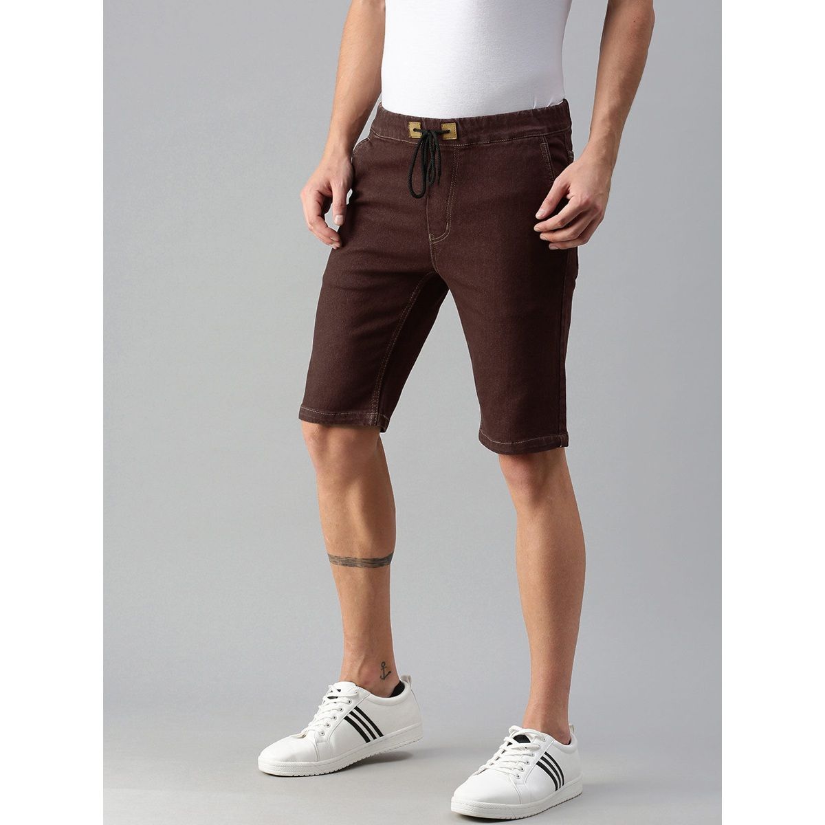 Slim discount jogger shorts