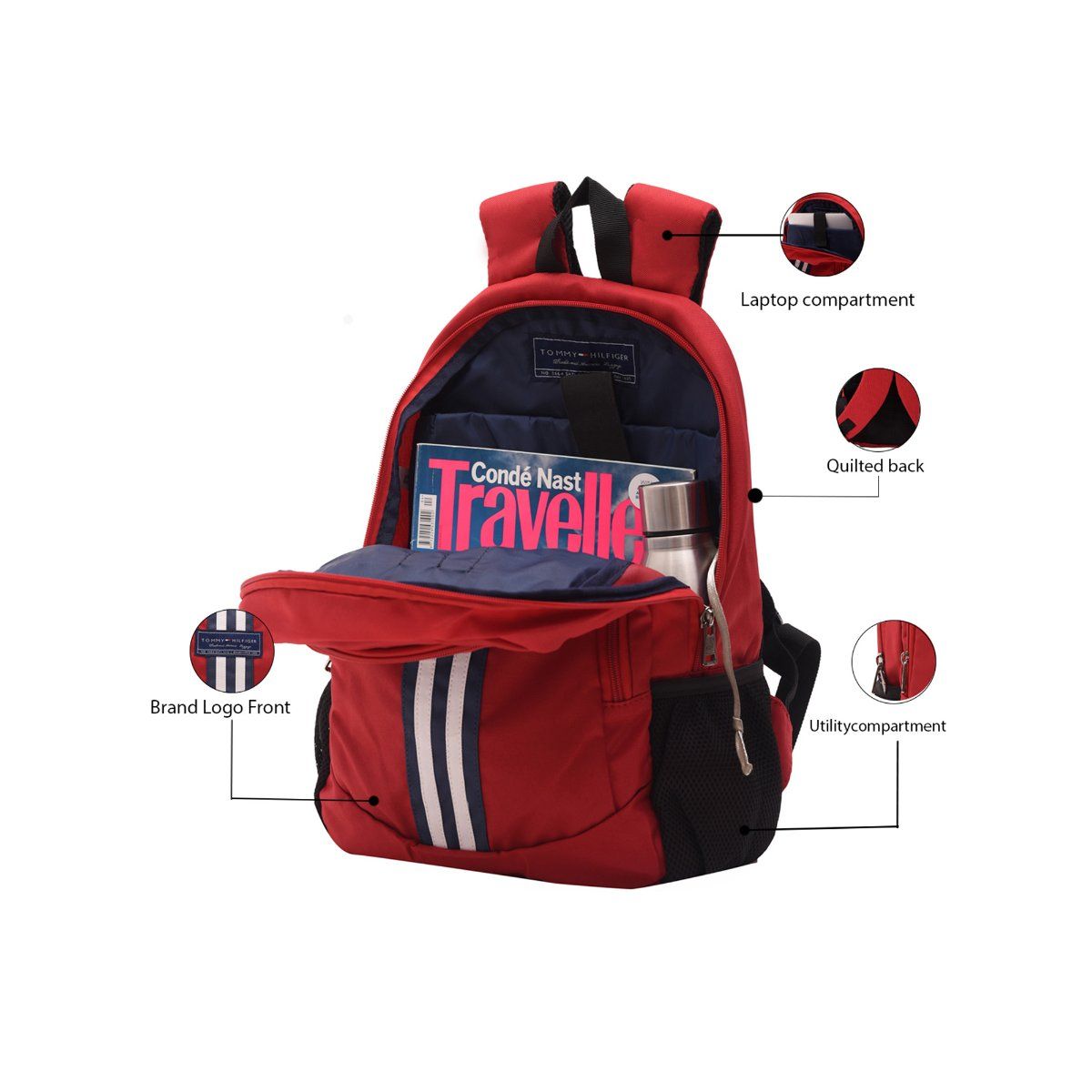 Tommy hilfiger stapleton store biker backpack gi531