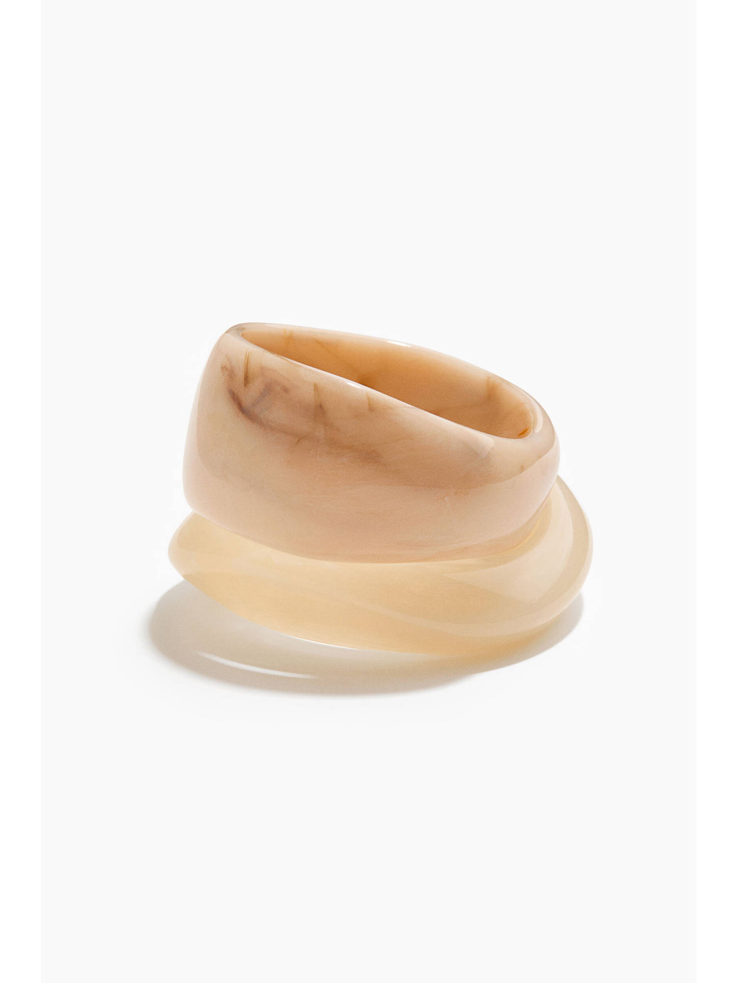 H&M Women White 2-pack bangles