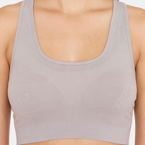 Buy Zivame At Home Stretch-to-Fit Cotton Racerback Bra- Green Online at Low  Prices in India 