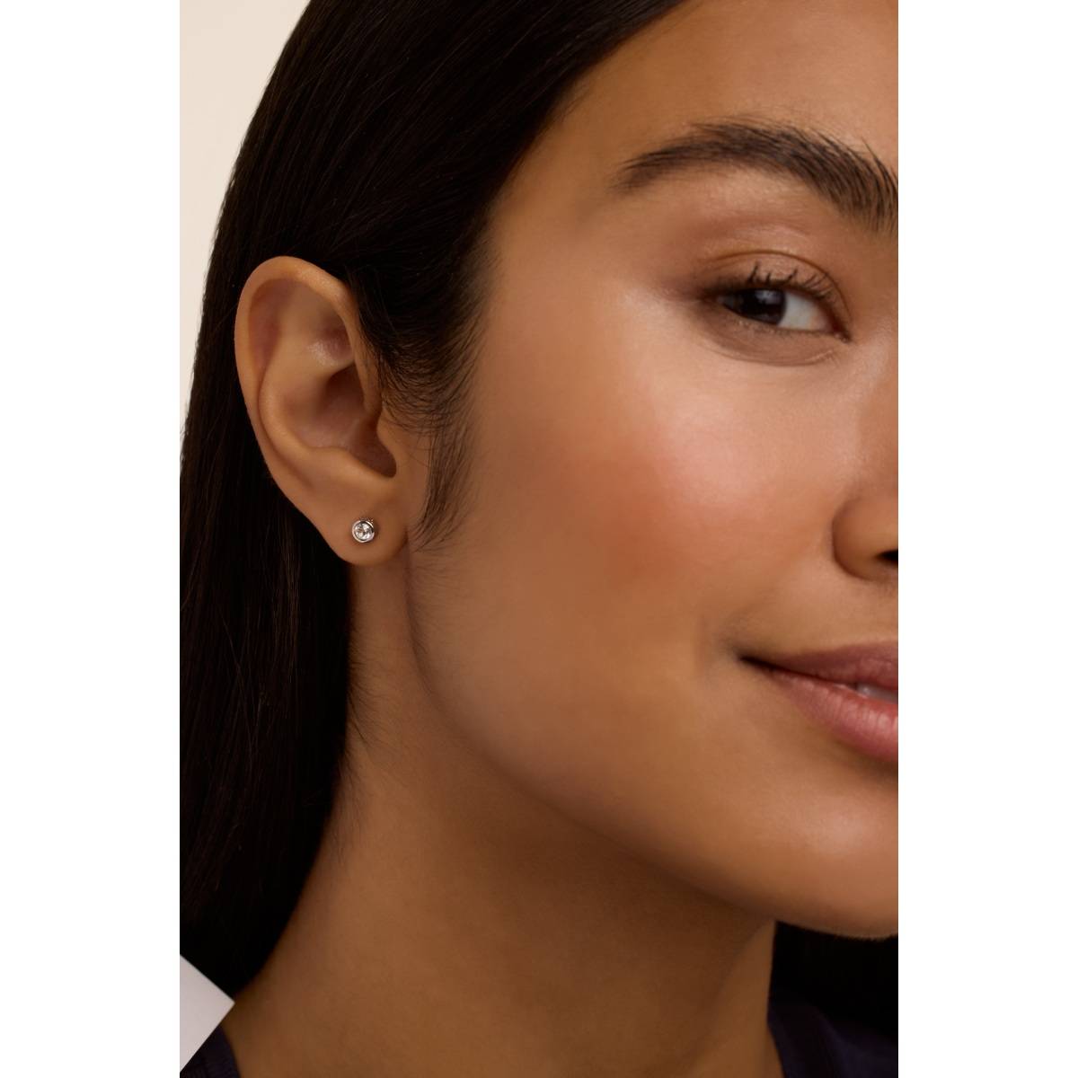 Ted Baker Sine Mini Crystal Silver Stud Earrings