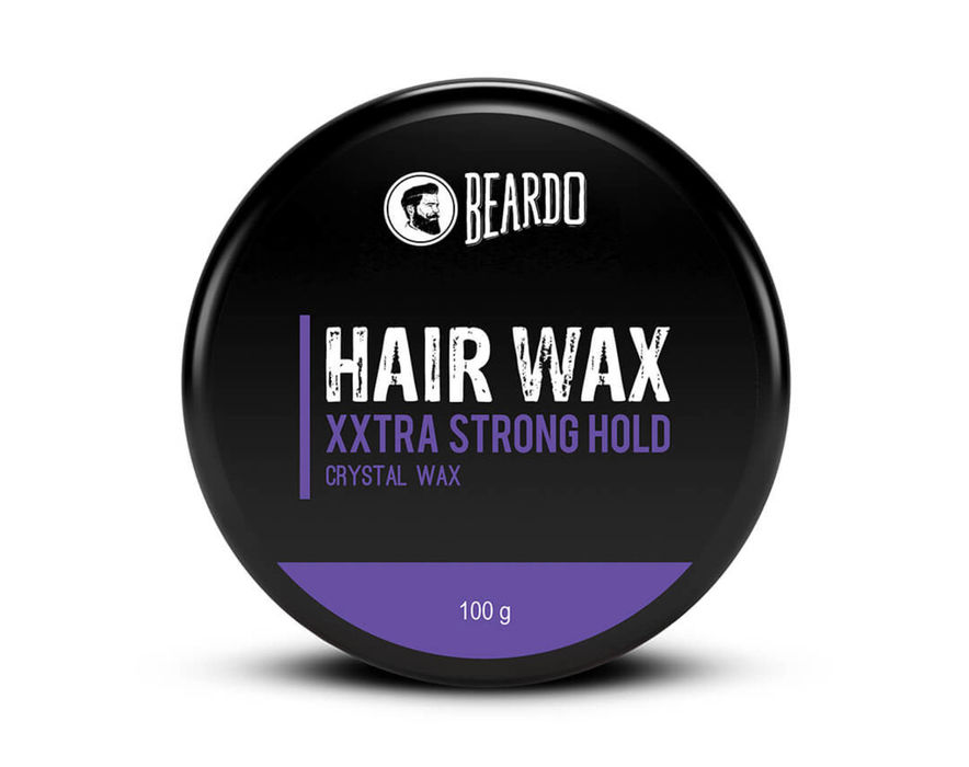 Beardo XXtra Stronghold Hair Wax, Crystal Gel Wax Glossy Finish