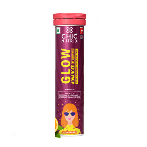Buy Chicnutrix Glow Advanced 580Mg Glutathione For Faster Skin Glow & Anti-Pigmentation Online