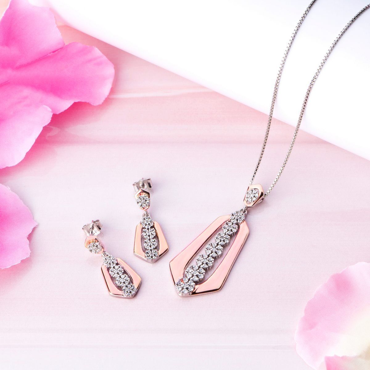 Buy Zavya Dual Radiance Brilliance Dual Tone-Plated 925 Sterling