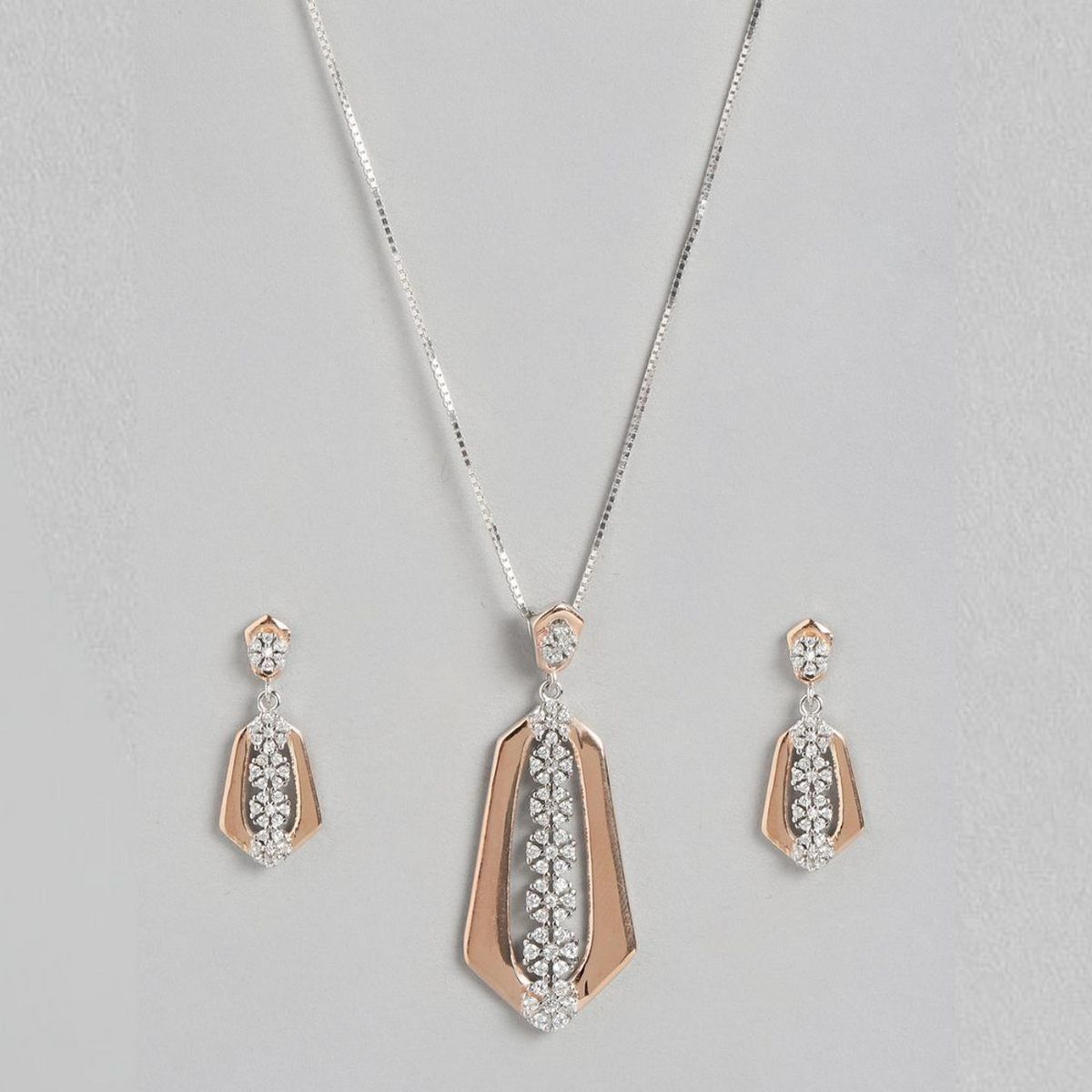 Buy Zavya Dual Radiance Brilliance Dual Tone-Plated 925 Sterling