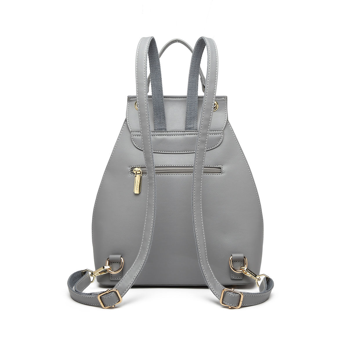 Buy Diana Korr Alina Two Tone Gold Clasp Backpack Grey Online