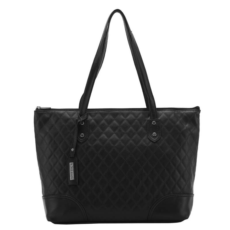 Toteteca Quilted Shoulder Bag Female Black