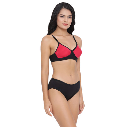 Clovia Cotton Rich T Shirt Bra With Cross-Over Moulded Cups In