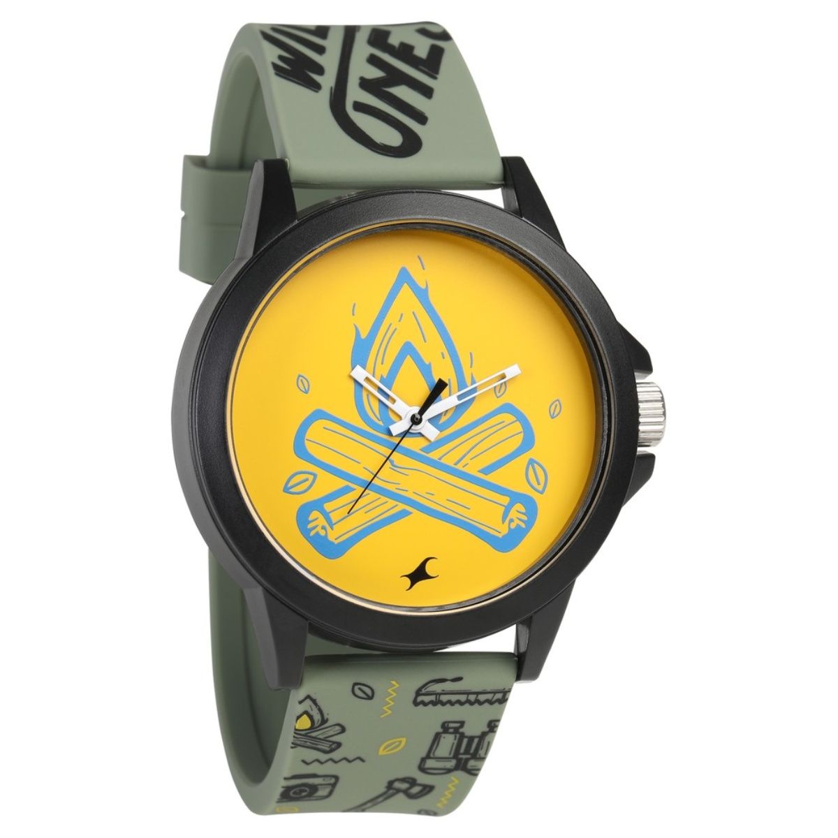 Fastrack yellow dial online watch