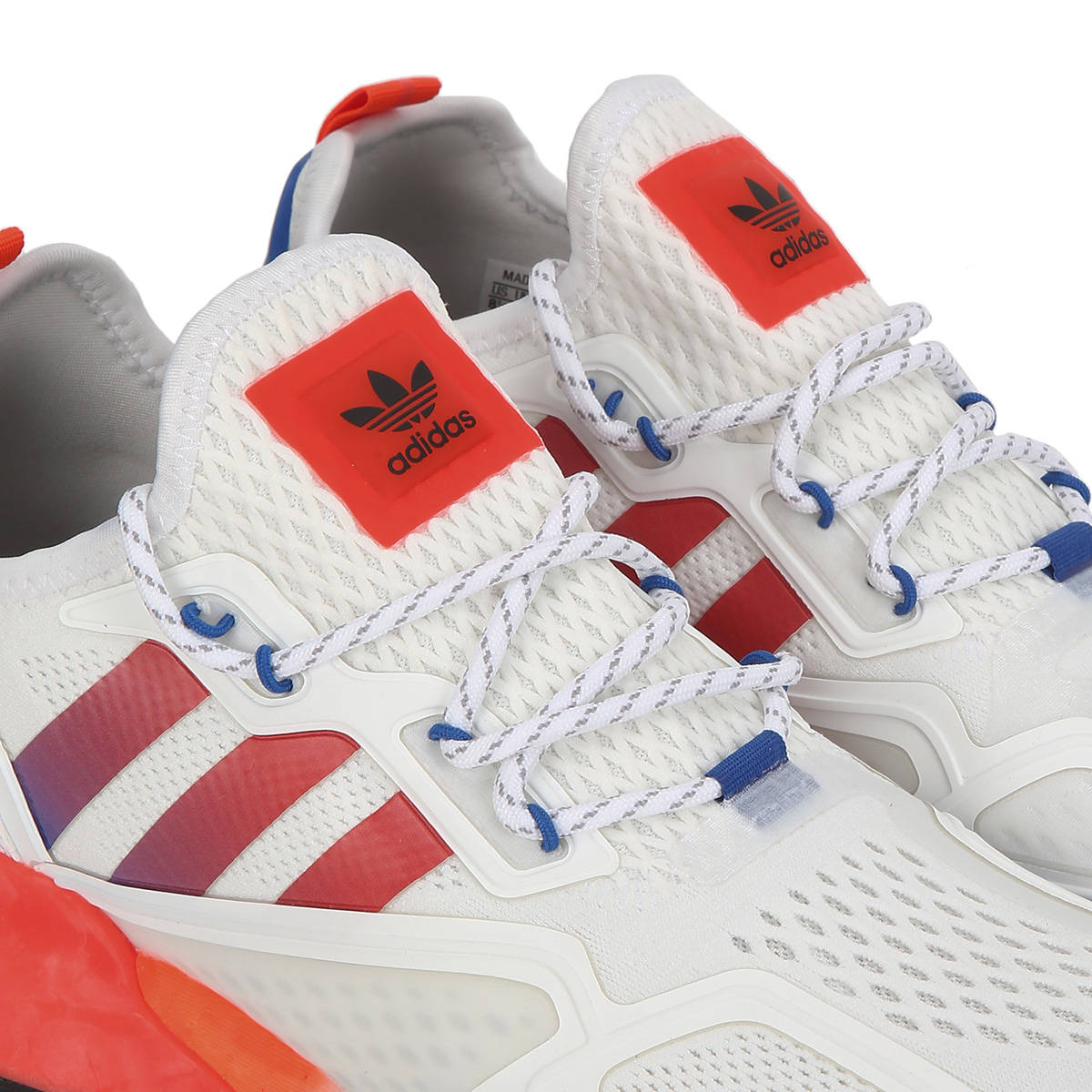 白角2本 Buy adidas Originals Zx 2K Boost White Casual Sneakers (UK 3.5) Online