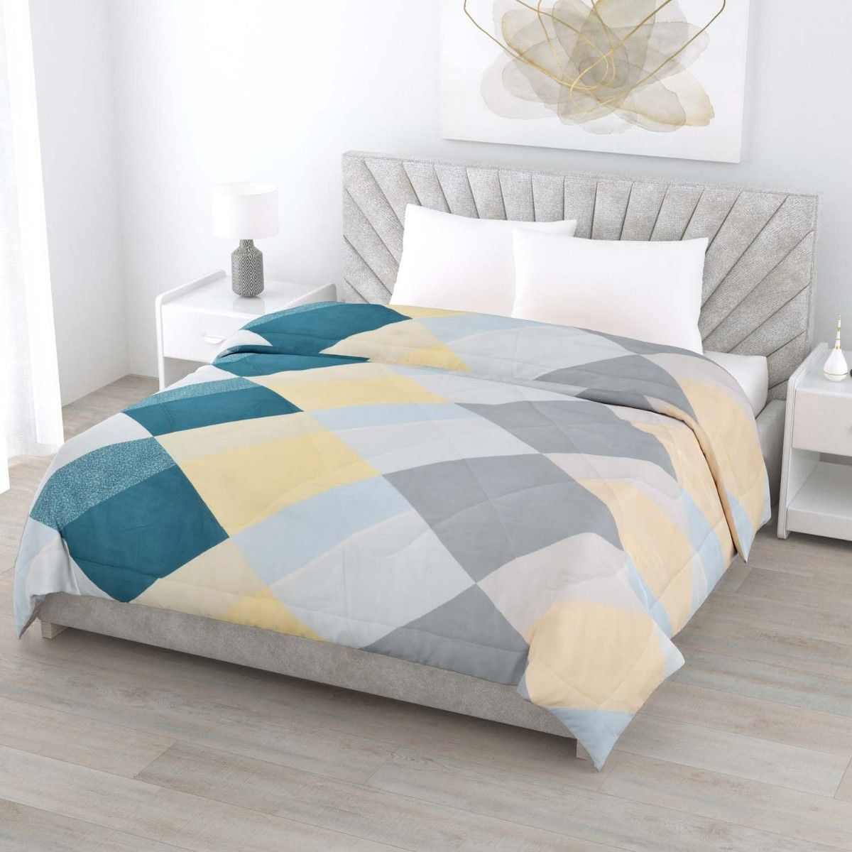 Haus & Kinder Microfibre 150 Gsm Reversible Comforter for Ac Mild