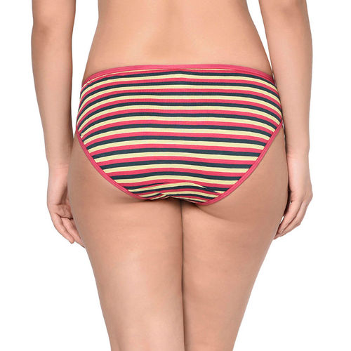 Buy Bodycare Women's Stripes Cotton Panty (Pack Of 6) - Multi-Color Online
