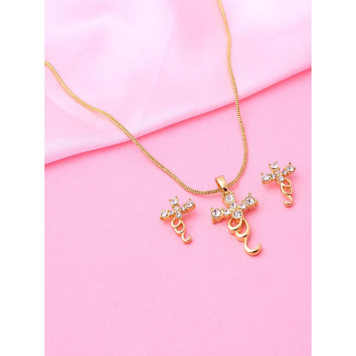 Large Gold Plated Sterling Silver Cross Pendant Necklace 16 - 32 Inches |  Jewellerybox.co.uk
