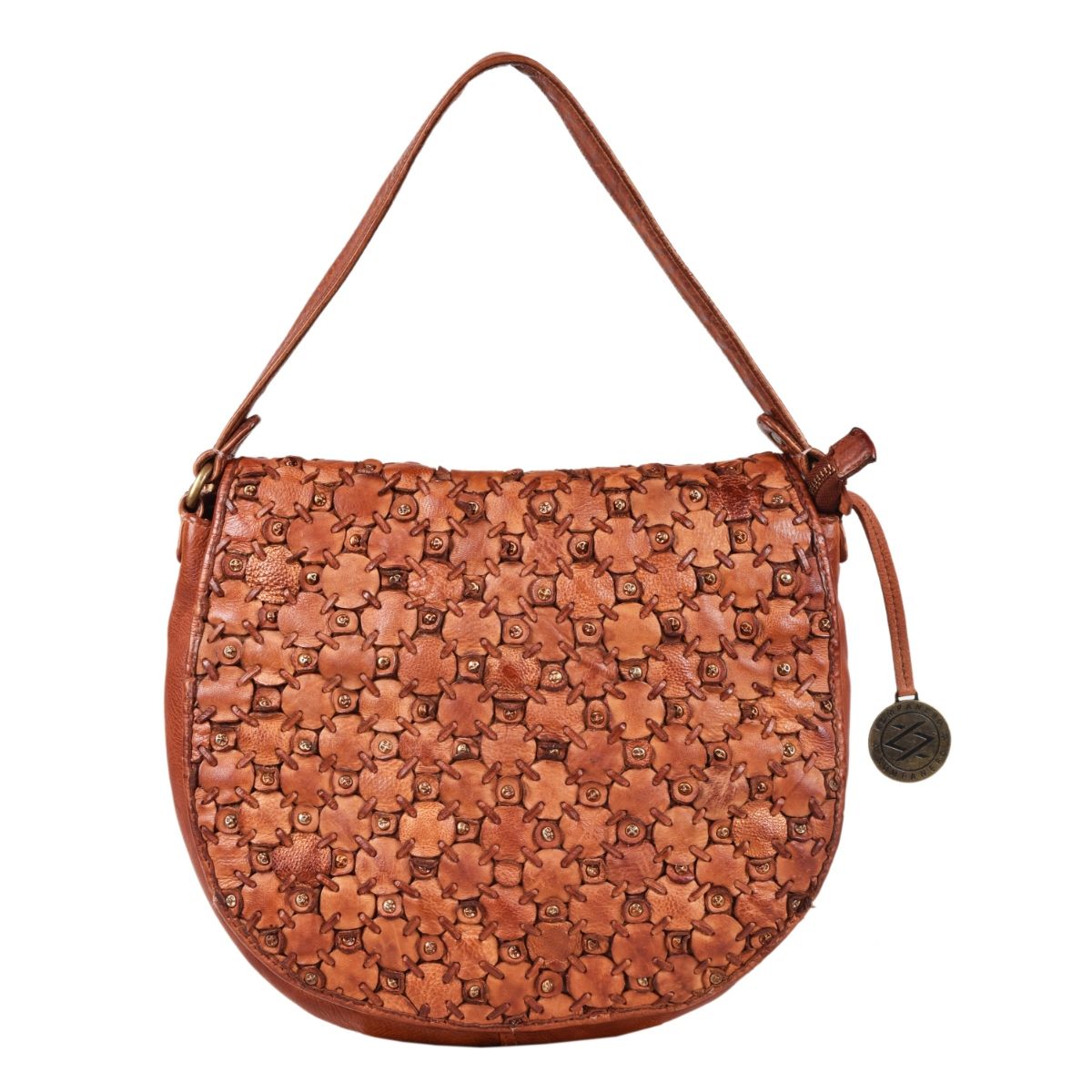 Buy KOMPANERO Genuine Leather Womens Sling Bag B11519COGNAC at  Amazonin