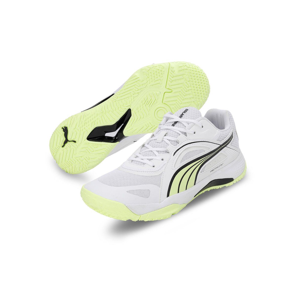 Buy Puma Solarstrike Ii Unisex White Badminton Sports Shoes Online