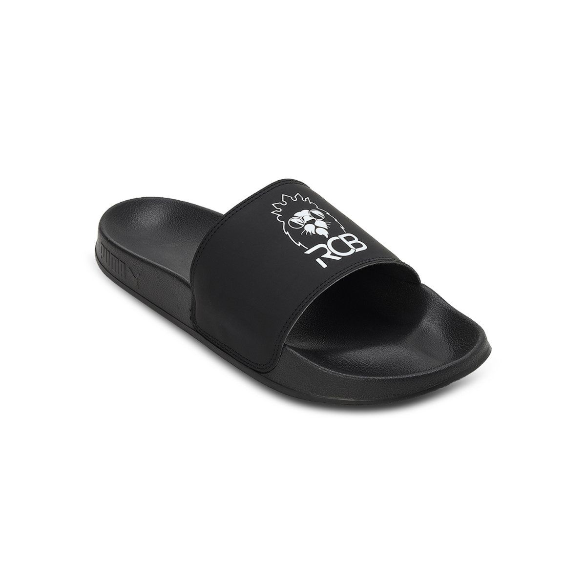 Buy Puma X Rcb Slides Unisex Black Sliders Online