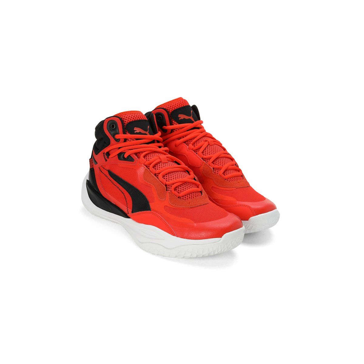 Orange puma best sale high tops