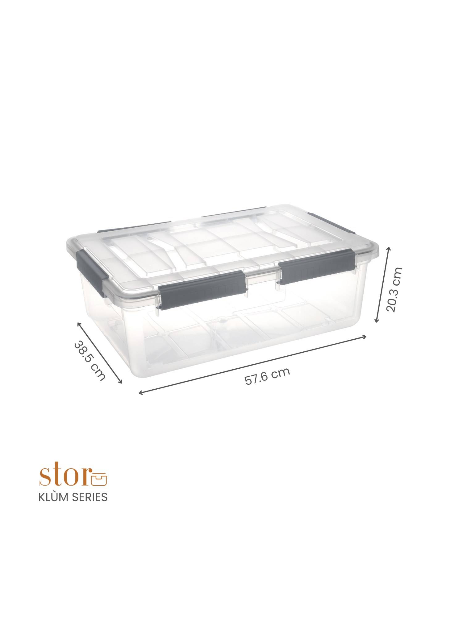 Transparent Stackable Box Buy STOR Transparent Stackable Storage Box with Lid Online