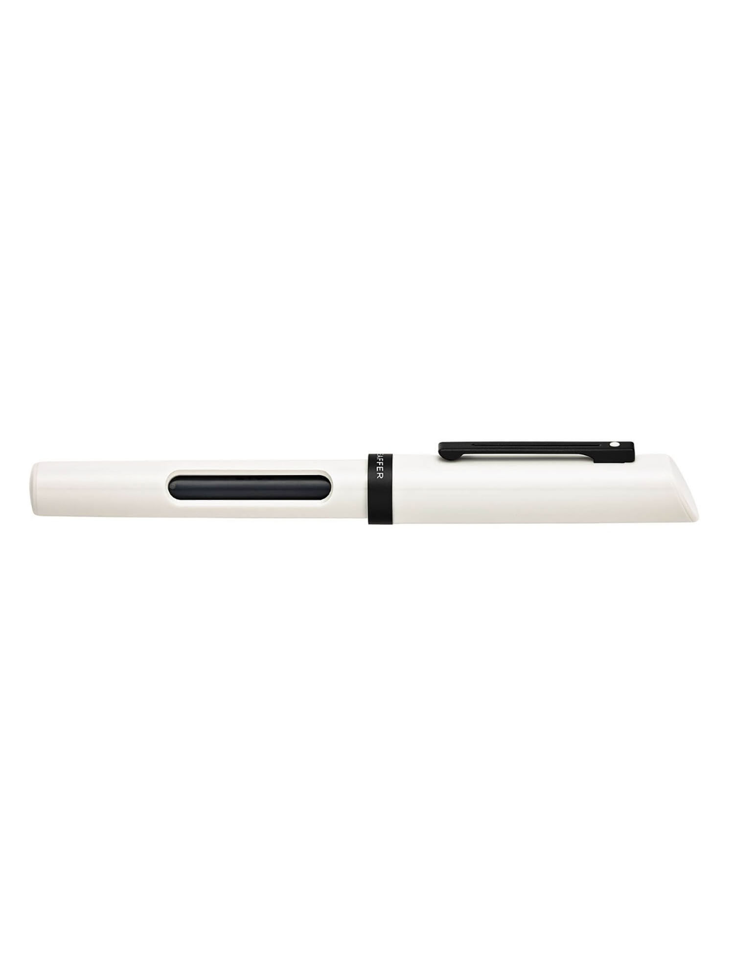 Buy Sheaffer 93400 Calligraphy Fountain Pen - White With Black Trim Online