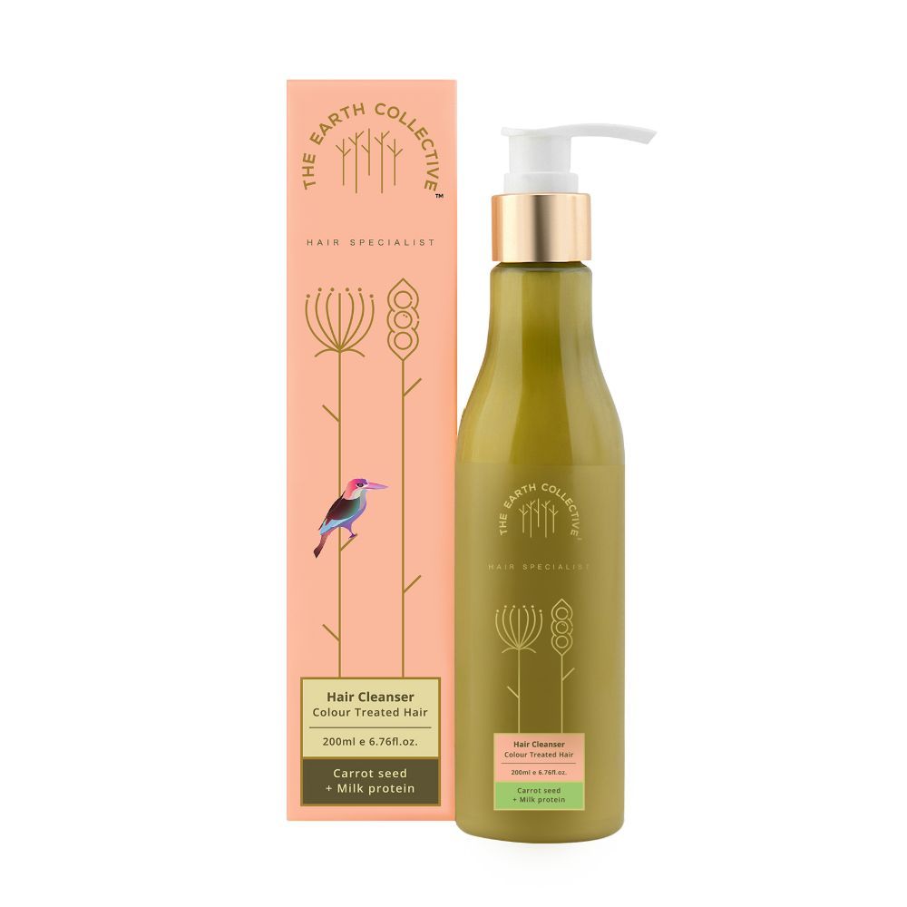 The Earth Collective Hair Cleanser- Color Treated Hair- Long Lasting Colour Protection Shampoo