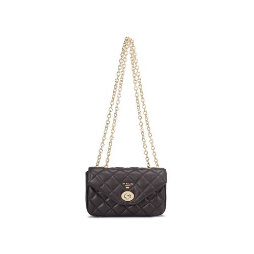 MINI WESST Black Casual Textured Shoulder Bag: Buy MINI WESST Black Casual  Textured Shoulder Bag Online at Best Price in India