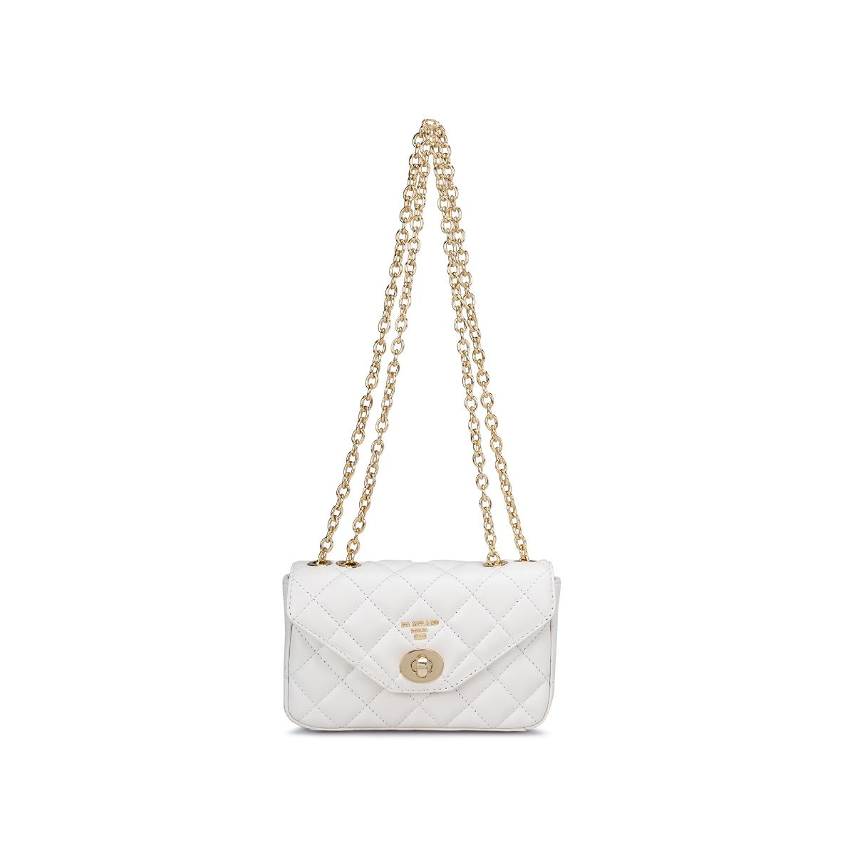 Buy Da Milano Genuine Leather White Sling Bag Online