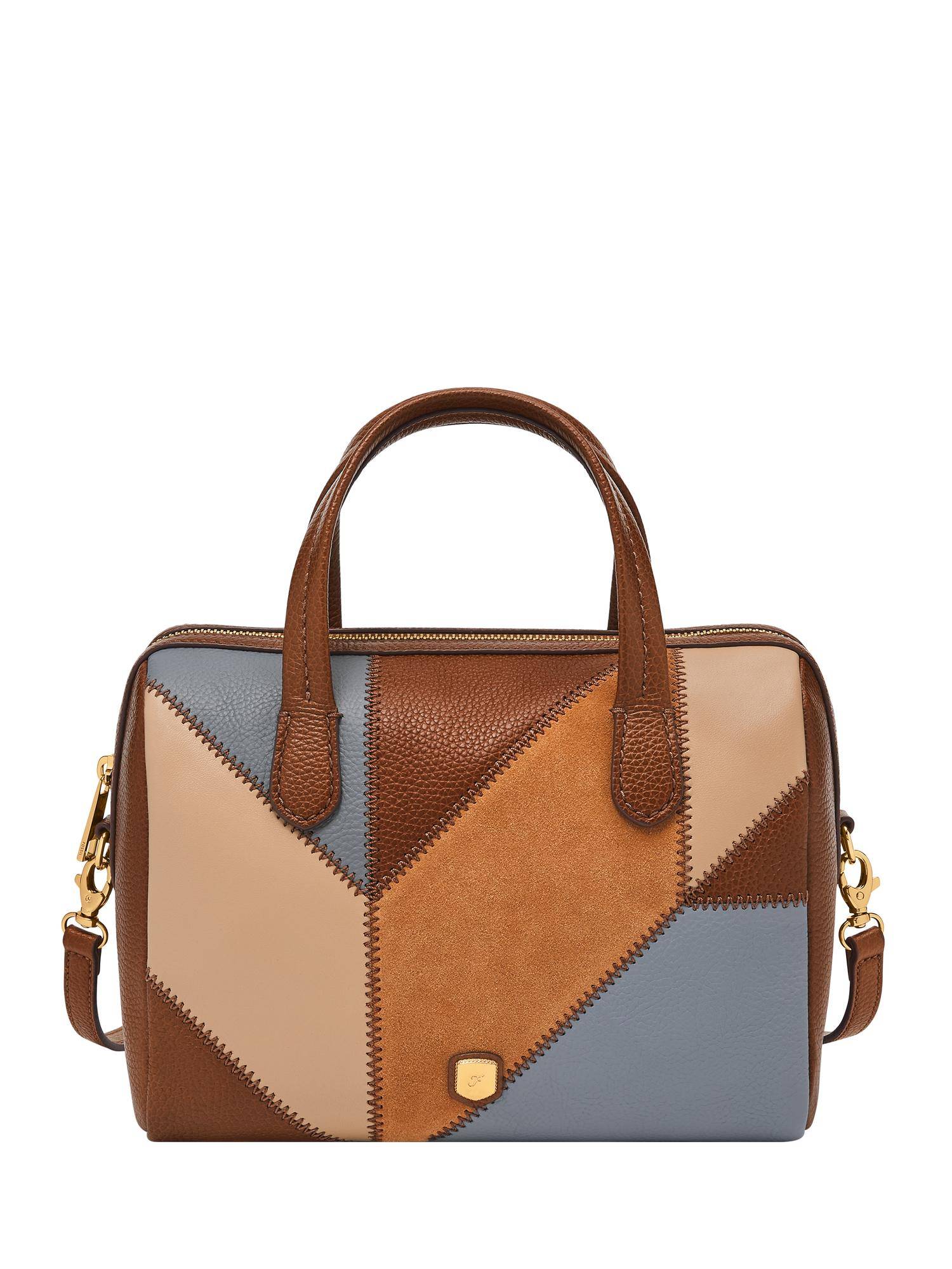Buy Fossil Lainey Multi-Color Satchel Bag with Detachable Stap Online
