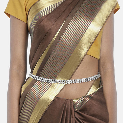 Buy Peora Kundan Waist Belt Kamar Bandh Belly Chain for Women Online