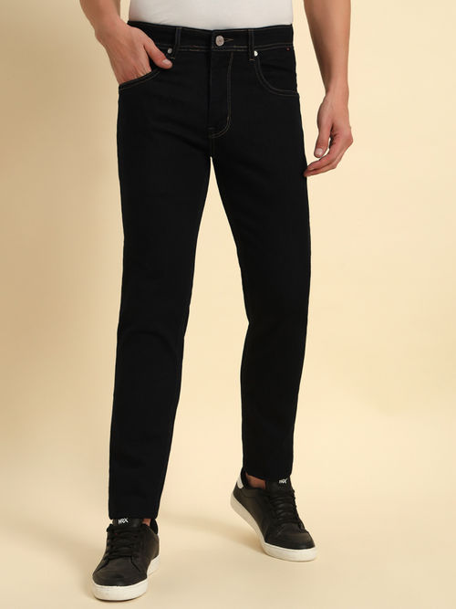 Buy Cantabil Men Dark Blue Slim Fit Casual Jeans Online