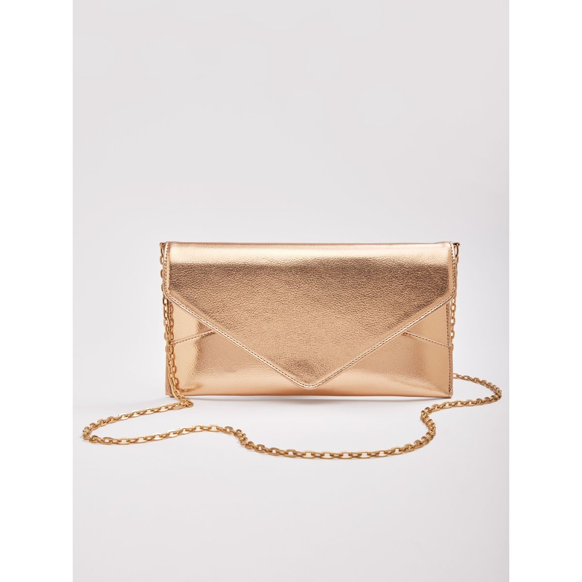 Buy BAGGIT Rose Gold PU Zipper Women's Formal Tote Bag | Shoppers Stop