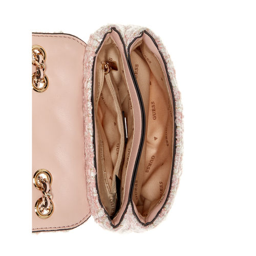 Buy Guess Peony Pink Multi Sequin Giully Mini Sling Bag Online