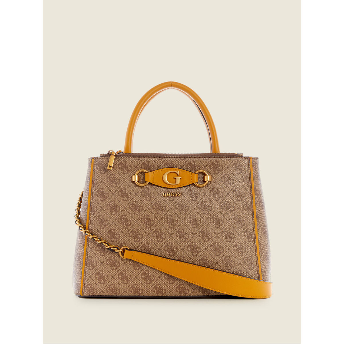 Guess IZZY TOTE - Borsa a mano - latte/brown/marrone