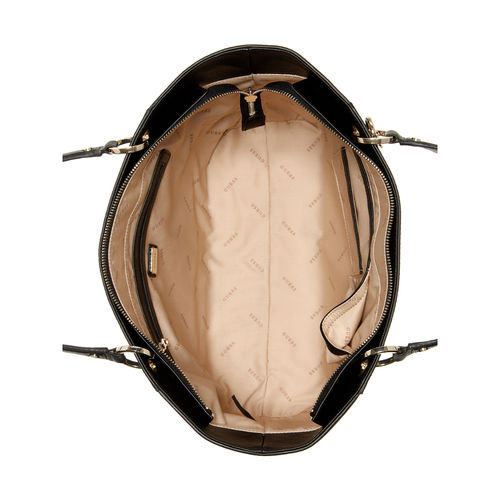 Buy Guess Black Solid Noelle Elite Tote Bag Online