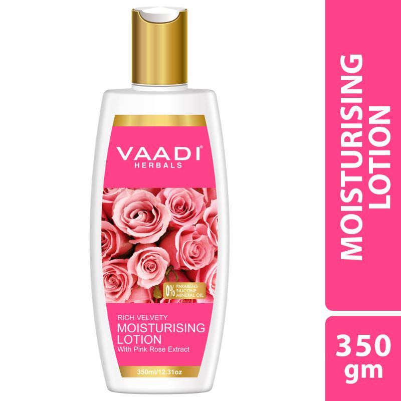 Vaadi Herbals Rich Velvety Moisturising Lotion With Pink Rose Extract