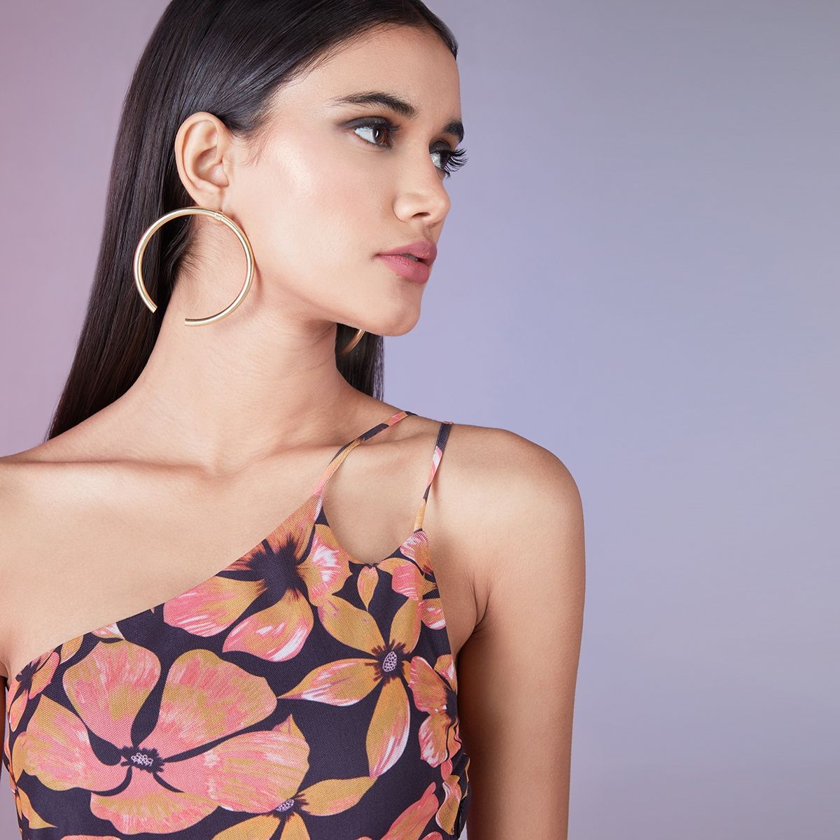 RSVP by Nykaa Fashion Multicolor One Shoulder Floral Print Dress Buy