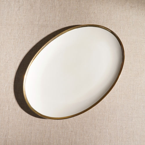 Ceramic Plain Oval Oil Dipper Paint Plate, Size: 22 X 17cm at Rs 280/piece  in Mumbai