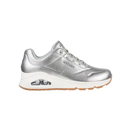 Buy SKECHERS Uno Aluminiferous Silver Skechers Street Casual