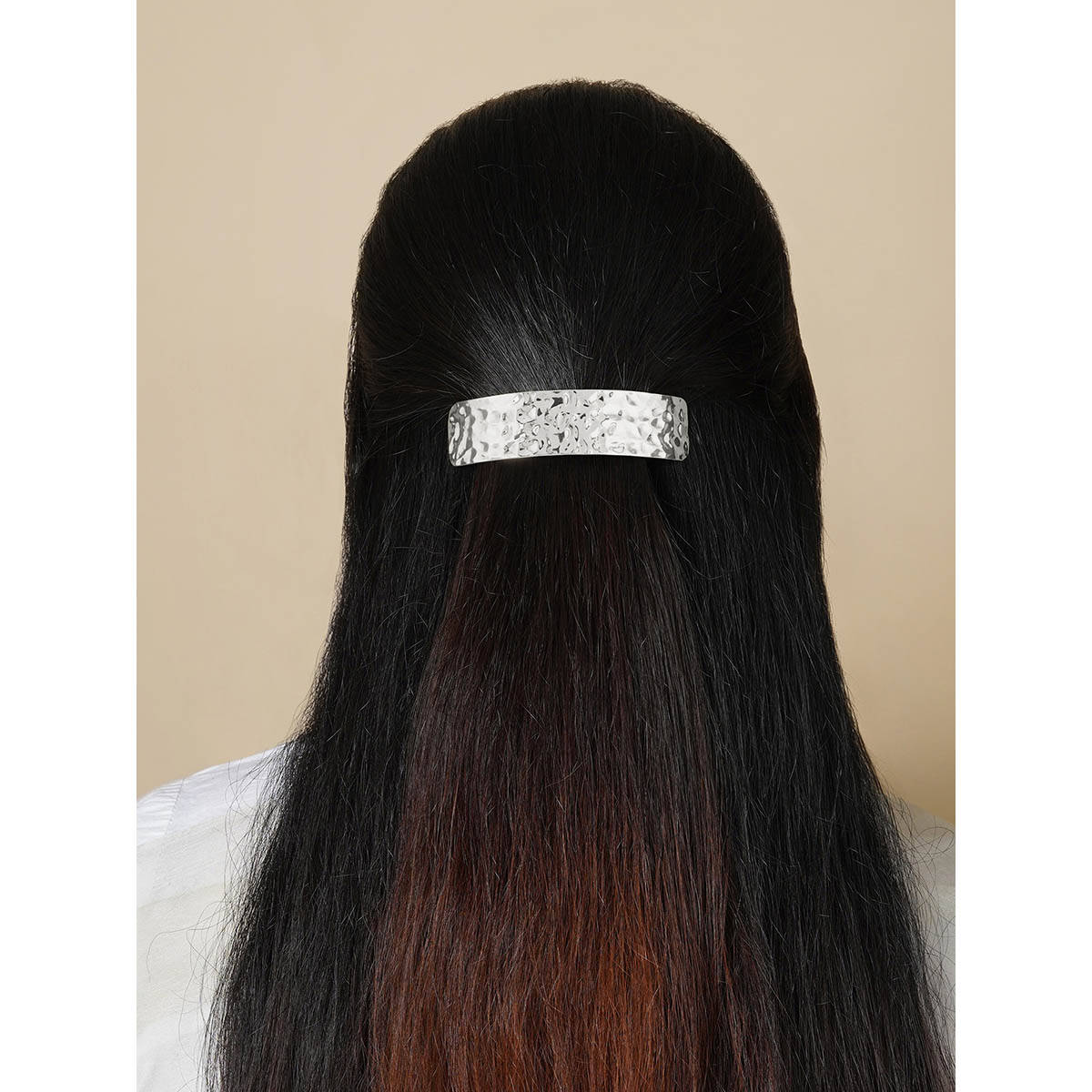Teejh Lilavati Silver Lossy Hair Pin