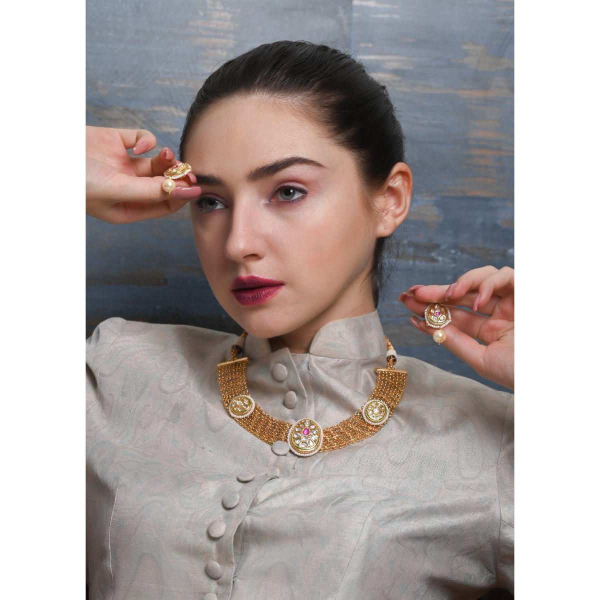 Nykaa necklace set Clearance