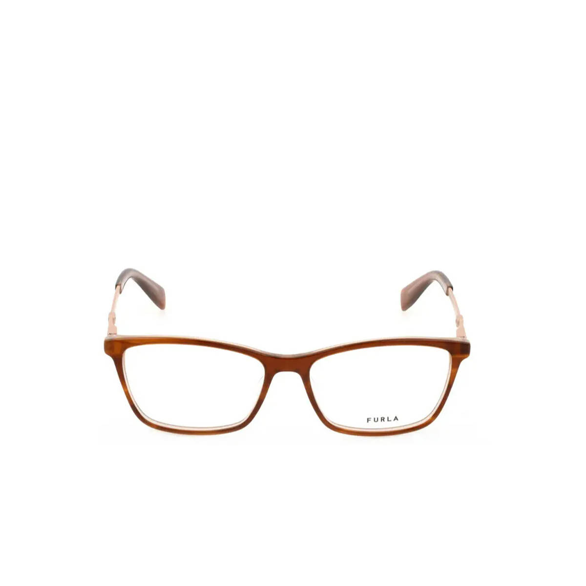Furla Women Brown Acetate Eyeglass Frame (54)