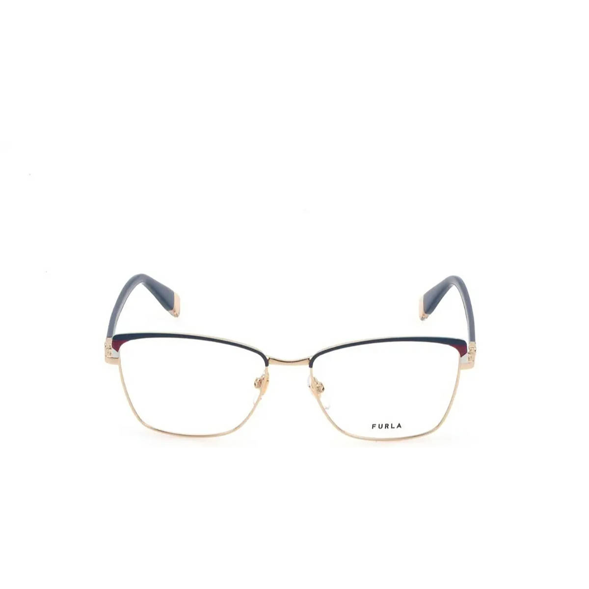Furla Women Blue Metal Eyeglass Frame (55)